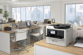 Epson WorkForce Pro WF-C5790 - Impresora multifunción - color - chorro de tinta - A4/Legal (material) - hasta 22 ppm (copiando) - hasta 24 ppm (impresión) - 330 hojas - 33.6 Kbps - USB 2.0, Gigabit LAN, Wi-Fi(n)