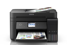 Epson EcoTank L6191 - Impresora multifunción - color - chorro de tinta - Legal (216 x 356 mm) (original) - A4/Legal (material) - hasta 11 ppm (copiando) - hasta 33 ppm (impresión) - 250 hojas - USB 2.0, LAN, Wi-Fi(n)