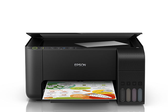 Epson L3150 - Photo printer - Printer / Copier / Scanner - Ink-jet - Color - USB / Wi-Fi - 216 x 297 mm Epson L3150 - Photo printer - Printer / Copier / Scanner - Ink-jet - Color - USB / Wi-Fi - 216 x 297 mm