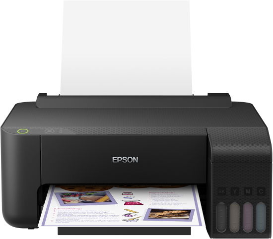 Epson EcoTank L1110 - Impresora - color - chorro de tinta - A4/Legal - 5.760 x 1.440 ppp - hasta 10 ppm (mono) / hasta 5 ppm (color) - capacidad: 100 hojas - USB - negro Epson EcoTank L1110 - Impresora - color - chorro de tinta - A4/Legal - 5.760 x 1.440 ppp - hasta 10 ppm (mono) / hasta 5 ppm (color) - capacidad: 100 hojas - USB - negro