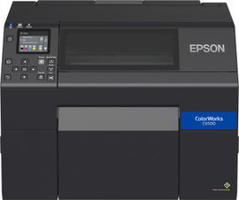 Epson ColorWorks CW-C6500A - Impresora de etiquetas - color - chorro de tinta - Rollo (21,59 cm) - 1200 x 1200 ppp - hasta 85 mm/segundo (monocromo) / hasta 85 mm/segundo (color) - USB 2.0, LAN, host USB 2.0 - cortador