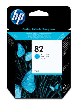 HP 82 - 69 ml - cián - original - DesignJet - cartucho de tinta - para DesignJet 111, 510, 510ps