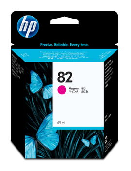 HP 82 - 69 ml - magenta - original - cartucho de tinta - para DesignJet 500, 500ps, 510, 510ps, 800, 800ps, 815mfp, 820; Designjet Copier cc800ps