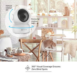 Mini Cámara IP PT 2 Megapixel / Seguimiento Inteligente / Grabación en la Nube / Audio de Dos Vías / Notificación Push / Ranura para Memoria / Uso en Interior Mini Cámara IP PT 2 Megapixel / Seguimiento Inteligente / Grabación en la Nube / Audio de Dos Vías / Notificación Push / Ranura para Memoria / Uso en Interior