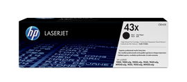 HP 43X - Alto rendimiento - negro - original - LaserJet - cartucho de tóner (C8543X) - para LaserJet 9000, 9040, 9050, M9040, M9050, M9059 HP 43X - Alto rendimiento - negro - original - LaserJet - cartucho de tóner (C8543X) - para LaserJet 9000, 9040, 9050, M9040, M9050, M9059