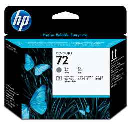 HP 72 - Gris, Photo Negro - cabezal de impresión - para DesignJet T1100, T1100ps, T1200, T1200ps, T1300, T610, T620, T770, T790