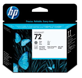 HP 72 - Gris, Photo Negro - cabezal de impresión - para DesignJet T1100, T1100ps, T1200, T1200ps, T1300, T610, T620, T770, T790 HP 72 - Gris, Photo Negro - cabezal de impresión - para DesignJet T1100, T1100ps, T1200, T1200ps, T1300, T610, T620, T770, T790