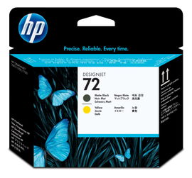 HP 72 - Amarillo, negro mate - cabezal de impresión - para DesignJet T1100, T1100ps, T1200, T1200ps, T1300, T610, T620, T770, T790 HP 72 - Amarillo, negro mate - cabezal de impresión - para DesignJet T1100, T1100ps, T1200, T1200ps, T1300, T610, T620, T770, T790