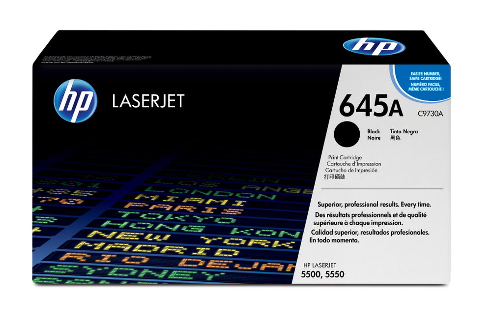 TONER HP 645A BLACK 5500 5550 SERIES C9730A TONER HP 645A BLACK 5500 5550 SERIES C9730A