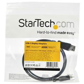 StarTech.com CDP2DP141MB adaptador de cable de vídeo 1 m DisplayPort USB Tipo C Negro StarTech.com CDP2DP141MB adaptador de cable de vídeo 1 m DisplayPort USB Tipo C Negro