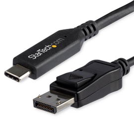 StarTech.com CDP2DP146B adaptador de cable de vídeo 1,8 m USB Tipo C DisplayPort Negro StarTech.com CDP2DP146B adaptador de cable de vídeo 1,8 m USB Tipo C DisplayPort Negro
