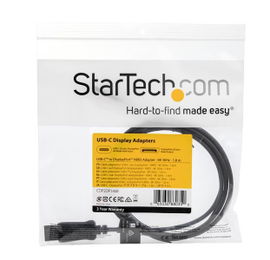 StarTech.com CDP2DP146B adaptador de cable de vídeo 1,8 m USB Tipo C DisplayPort Negro StarTech.com CDP2DP146B adaptador de cable de vídeo 1,8 m USB Tipo C DisplayPort Negro