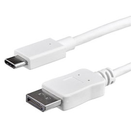 StarTech.com Cable de 1m USB-C a DisplayPort - 4K 60Hz - Blanco StarTech.com Cable de 1m USB-C a DisplayPort - 4K 60Hz - Blanco