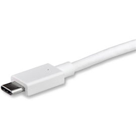 StarTech.com Cable de 1m USB-C a DisplayPort - 4K 60Hz - Blanco
