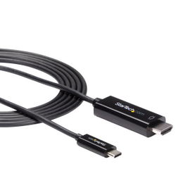 StarTech.com Cable Adaptador de 2m USB-C a HDMI 4K 60Hz - Negro - Cable USB Tipo C a HDMI - Cable Conversor de Vídeo USBC