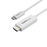 StarTech.com Cable Adaptador de 2m USB-C a HDMI 4K 60Hz - Blanco - Cable USB Tipo C a HDMI - Cable Conversor de Vídeo USBC
