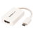 StarTech.com Adaptador Gráfico USB-C a HDMI con Entrega de Potencia - Adaptador de Vídeo USBC a HDMI con Power Delivery - 4K 60Hz - Blanco