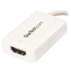 StarTech.com Adaptador Gráfico USB-C a HDMI con Entrega de Potencia - Adaptador de Vídeo USBC a HDMI con Power Delivery - 4K 60Hz - Blanco StarTech.com Adaptador Gráfico USB-C a HDMI con Entrega de Potencia - Adaptador de Vídeo USBC a HDMI con Power Delivery - 4K 60Hz - Blanco
