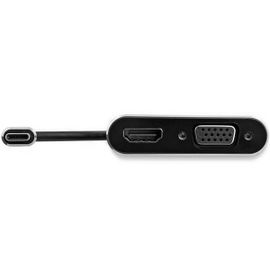 StarTech.com Adaptador USB-C a VGA y HDMI - 2en1 - 4K 30Hz - Gris Espacial - Adaptador Gráfico Externo USB Tipo C
