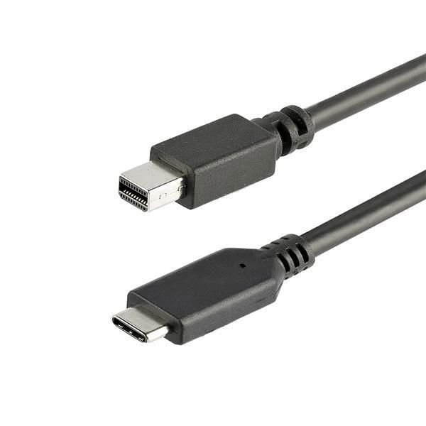 StarTech.com Cable Adaptador de 1m USB-C a Mini DisplayPort 4K 60Hz - Negro - Cable USB Tipo C a mDP - Cable de Vídeo USBC StarTech.com Cable Adaptador de 1m USB-C a Mini DisplayPort 4K 60Hz - Negro - Cable USB Tipo C a mDP - Cable de Vídeo USBC
