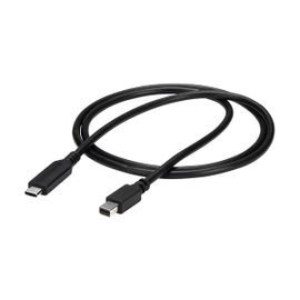 StarTech.com Cable Adaptador de 1m USB-C a Mini DisplayPort 4K 60Hz - Negro - Cable USB Tipo C a mDP - Cable de Vídeo USBC StarTech.com Cable Adaptador de 1m USB-C a Mini DisplayPort 4K 60Hz - Negro - Cable USB Tipo C a mDP - Cable de Vídeo USBC