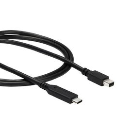 StarTech.com Cable Adaptador de 1m USB-C a Mini DisplayPort 4K 60Hz - Negro - Cable USB Tipo C a mDP - Cable de Vídeo USBC StarTech.com Cable Adaptador de 1m USB-C a Mini DisplayPort 4K 60Hz - Negro - Cable USB Tipo C a mDP - Cable de Vídeo USBC