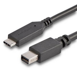 StarTech.com Cable Adaptador de 1,8m USB-C a Mini DisplayPort 4K 60Hz - Negro - Cable USB Tipo C a mDP - Cable de Vídeo USBC StarTech.com Cable Adaptador de 1,8m USB-C a Mini DisplayPort 4K 60Hz - Negro - Cable USB Tipo C a mDP - Cable de Vídeo USBC