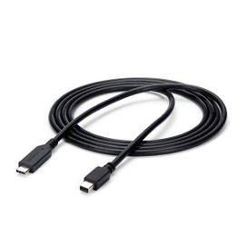 StarTech.com Cable Adaptador de 1,8m USB-C a Mini DisplayPort 4K 60Hz - Negro - Cable USB Tipo C a mDP - Cable de Vídeo USBC