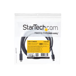 StarTech.com Cable Adaptador de 1,8m USB-C a Mini DisplayPort 4K 60Hz - Negro - Cable USB Tipo C a mDP - Cable de Vídeo USBC