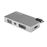 StarTech.com Adaptador USB-C de Vídeo Multipuertos - de Aluminio - 4K 30Hz - Gris Espacial
