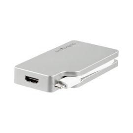StarTech.com Adaptador USB-C de Vídeo Multipuertos 4en1 - de Aluminio - 4K 30Hz - Plateado