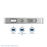 StarTech.com Adaptador USB-C de Vídeo Multipuertos 4en1 - de Aluminio - 4K 30Hz - Plateado