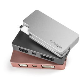 StarTech.com Adaptador USB-C de Vídeo Multipuertos 4en1 - de Aluminio - 4K 30Hz - Plateado