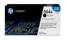 HP 504A - Negro - original - LaserJet - cartucho de tóner (CE250A) - para Color LaserJet CM3530 MFP, CM3530fs MFP, CP3525, CP3525dn, CP3525n, CP3525x