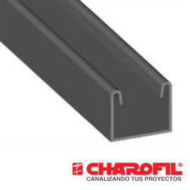 Unicanal liso 4x4, 3000 mm, acabado ElectroZinc