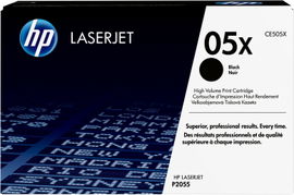 HP 05X - Alto rendimiento - negro - original - LaserJet - cartucho de tóner (CE505X) - para LaserJet P2055, P2055d, P2055dn, P2055x