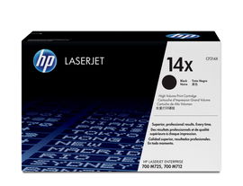 HP 14X - Alto rendimiento - negro - original - LaserJet - cartucho de tóner (CF214X) - para Color LaserJet M725; LaserJet Enterprise 700, M712, MFP M725; LaserJet Managed MFP M725