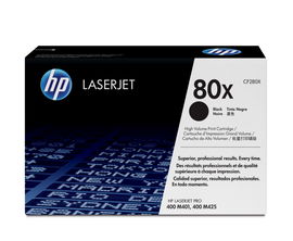 HP 80X - Alto rendimiento - negro - original - LaserJet - cartucho de tóner (CF280X) - para LaserJet Pro 400 M401, MFP M425