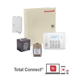 Kit de Panel de Alarma VISTA48LA con Comunicador GSM LTEXA, Batería y Transformador