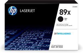 HP 89X - Gran capacidad - negro - original - LaserJet - cartucho de tóner (CF289X)