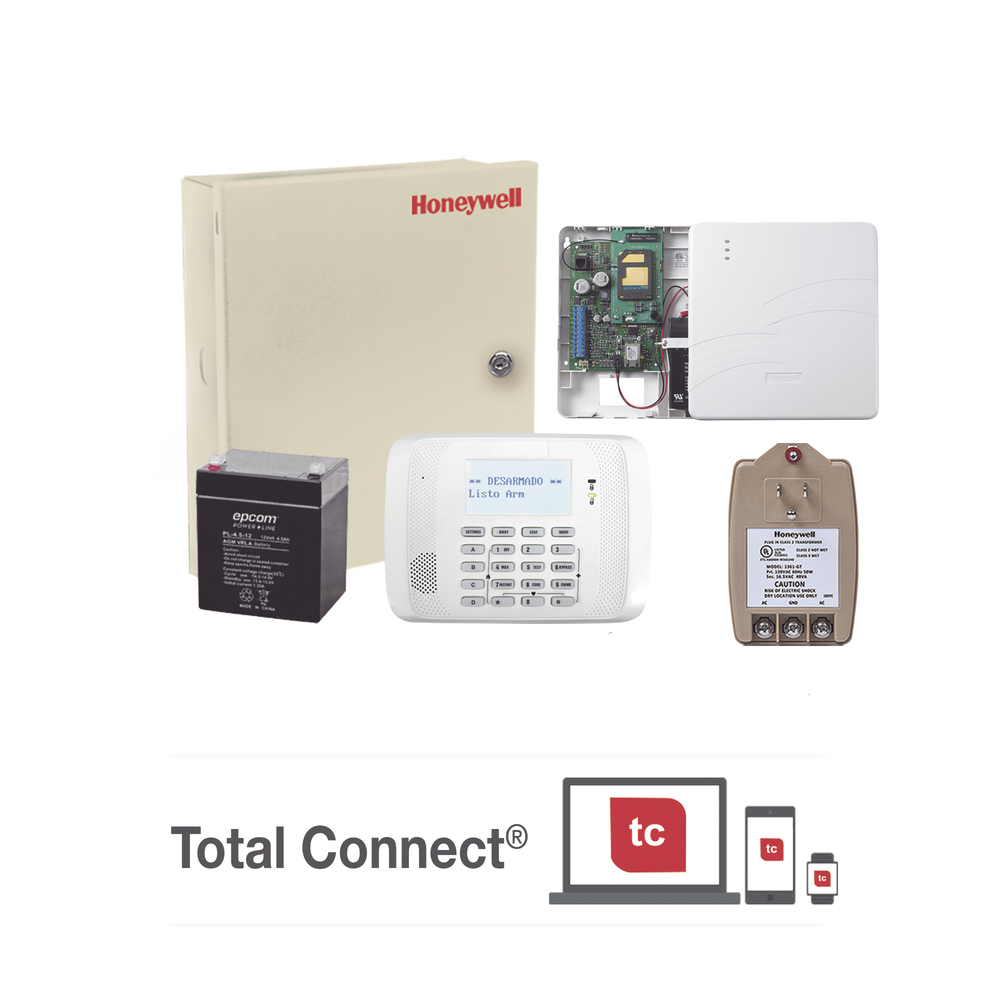 Kit de Panel de Alarma VISTA48LA con Comunicador Dual IGSMV4G