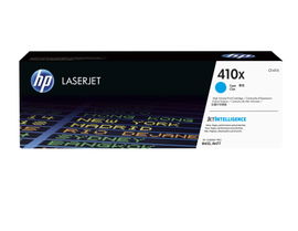 HP 410X - Alto rendimiento - cián - original - LaserJet - cartucho de tóner (CF411X) - para Color LaserJet Pro M452, MFP M377, MFP M477