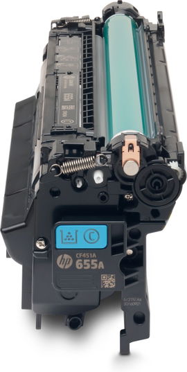 HP 655A - Cián - original - LaserJet - cartucho de tóner (CF451A) - para Color LaserJet Managed Flow MFP M681; LaserJet Enterprise Flow MFP M681, MFP M682