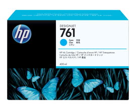 HP 761 - 400 ml - cián - original - DesignJet - cartucho de tinta - para DesignJet T7100, T7200 Production Printer