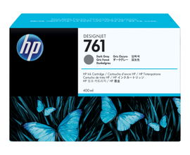 HP 761 - 400 ml - gris oscuro - original - DesignJet - cartucho de tinta - para DesignJet T7100, T7200, T7200 Production Printer