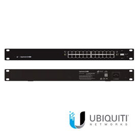 Switch EdgeMAX administrable de 24 puertos Gigabit con PoE+/PoE Pasivo 24V + 2 Puertos SFP, 250 W