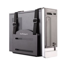 StarTech.com Soporte Ajustable de CPU para Pared - Base Ajustable de Ordenador para Pared - Bracket de Montaje para Ordenador