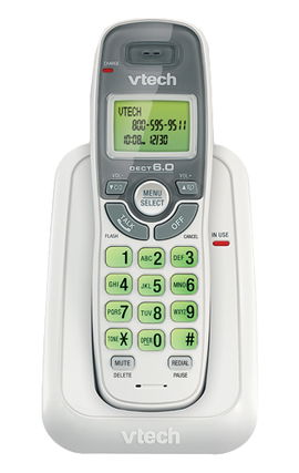 Vtech CS6114 - Cordless phone - DECT 6.0 - White