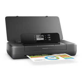 HP Officejet 200 Mobile Printer - Impresora - color - chorro de tinta - A4/Legal - 1200 x 1200 ppp - hasta 20 ppm (monocromo) / hasta 19 ppm (color) - capacidad: 50 hojas - USB 2.0, host USB, Wi-Fi HP Officejet 200 Mobile Printer - Impresora - color - chorro de tinta - A4/Legal - 1200 x 1200 ppp - hasta 20 ppm (monocromo) / hasta 19 ppm (color) - capacidad: 50 hojas - USB 2.0, host USB, Wi-Fi