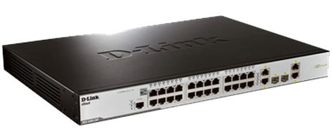 D-Link DES-3200-28 Gestionado L2 Energía sobre Ethernet (PoE) 1U